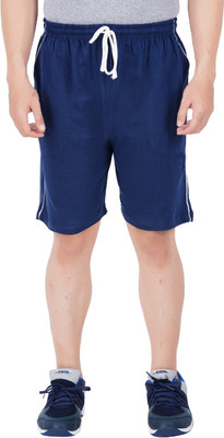 Guide Solid Men Blue Regular Shorts