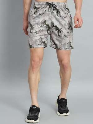 Flying Walker Printed Men Multicolor Casual Shorts