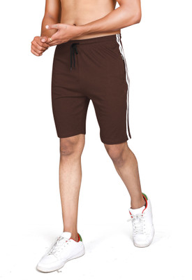 RazcalJack Solid Men Brown Bermuda Shorts
