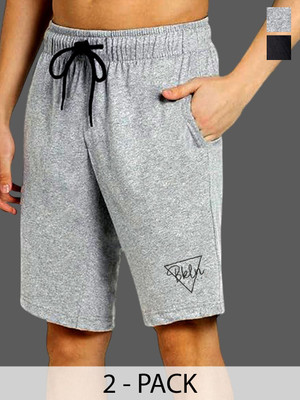 Moda Rapido Solid Men Black Regular Shorts