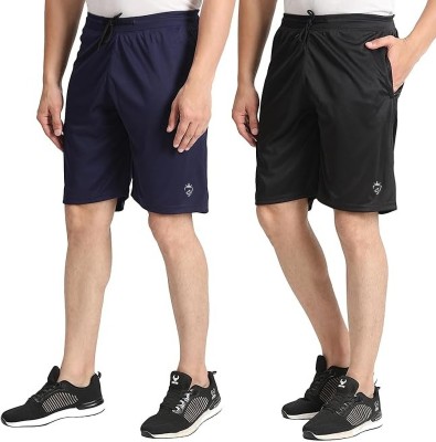 CROSS SPIRIT Solid Men Multicolor Regular Shorts