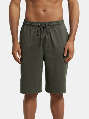 JOCKEY Solid Men Black Regular Shorts