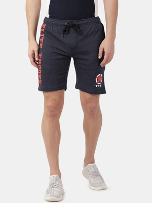 ARDEUR Printed Men Blue Casual Shorts