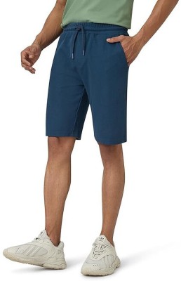 Sahina Fashion Solid Men Blue Sports Shorts