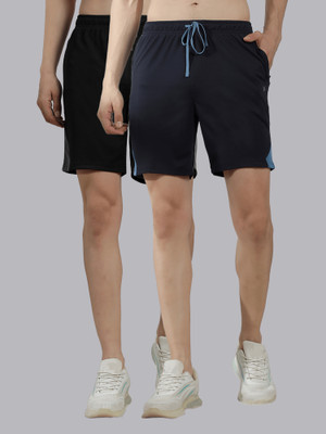 Force NXT Solid Men Multicolor Sports Shorts