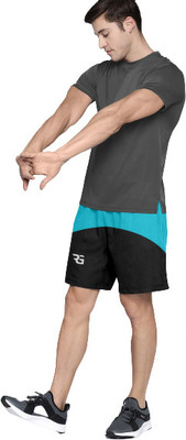 Vamdev Hub Striped Men Blue, Black Regular Shorts