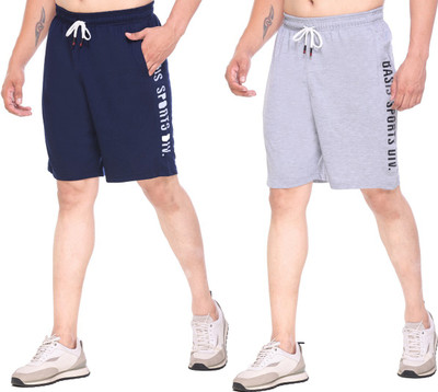 Basis Solid Men Multicolor Regular Shorts
