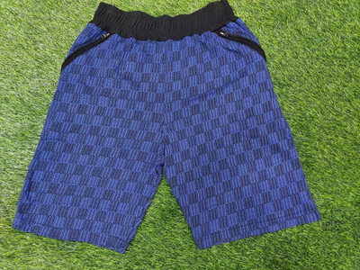 Mimosima Striped Men Blue Regular Shorts
