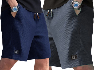 sti Solid Men Multicolor Regular Shorts