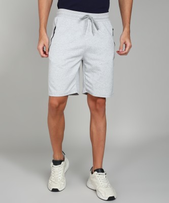 Trendyol Solid Men Grey Sports Shorts