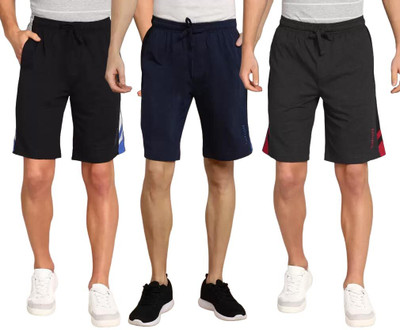 VAN HEUSEN Solid Men Multicolor Regular Shorts