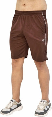 Tf Tex-fro Solid Men Reversible Brown Casual Shorts