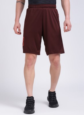 UNDER ARMOUR Solid Men Maroon Basic Shorts