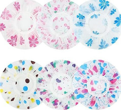 Celibate Dustprrof&Waterproof Shower Cap With Elastic Band Reusable Material For Women