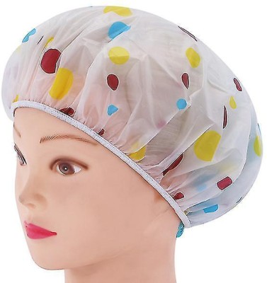 VERANCY Operable EVA Made Girls Shower Cap for Joyful Baths (Multicolored) (Pack of 1)