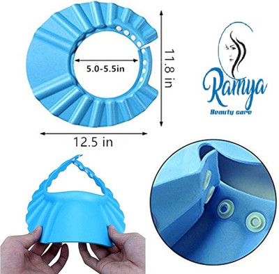 Ramya Baby Safe & Soft Shower CapBaby Shower Cap Adjustable Safe Soft