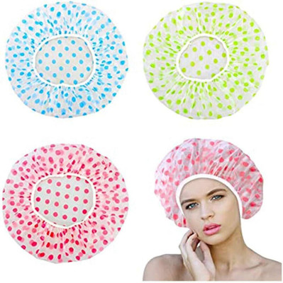 Celibate Comortable With Free Size & Easy to Wear Shower Cap For Girl's Hotel/Spas/Salon