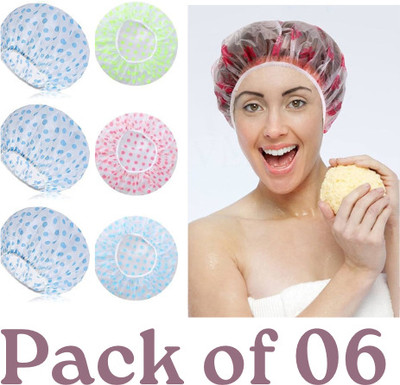 VERANCY Reusable Luxury Hair Cover Cap With Made by EVA Material (Pack of 6)