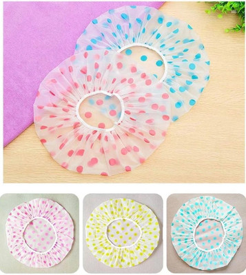 Celibate Reusable/Waterproof Shower Cap With Elastic Band & Washable/Longlasting Material