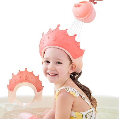 RBGIIT Crown Waterproof Shampoo Hat for Washing Hair, Shower Bathing Protection Cap K1