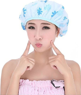 Celibate Comfort Reusable Shower Cap/Elastic Free-Size Bathroom Shower Caps For Women