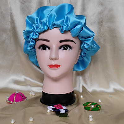 VIYANSHI Pure Satin Fully Reversible Hair Bonnet |Adjustable Double Layer SleepCap