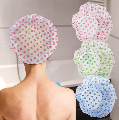 Celibate shower cap for Reusable Waterproof Elastic Eva Free-Size Bathroom Shower Caps