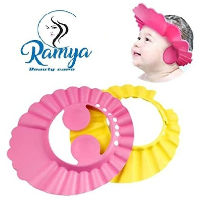Ramya NAM Baboy Safe & Soft Shower CapBaby Shower Cap Adjustable Safe Soft