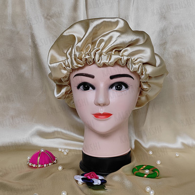 KALSUTANSHI Pure Satin Fully Reversible Hair Bonnet |Adjustable Double Layer SleepCap