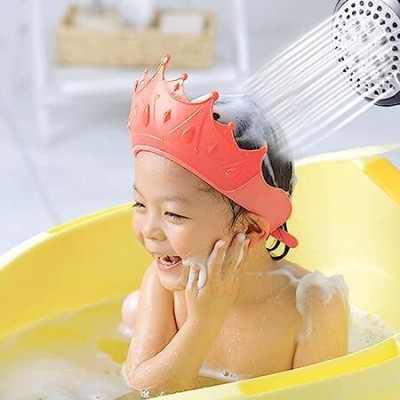 OXILY Bath Visor hat for Eye and Ear wash Protection Waterproof Shampoo hat