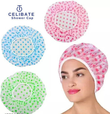 Celibate EVA Shower Caps. Designed for ultimate comfort with a free-size