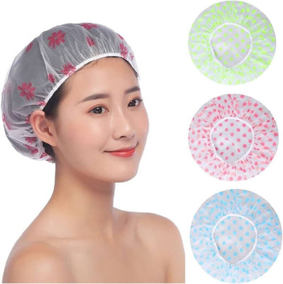 Celibate Bath shower cap set of 3 (multicolour)