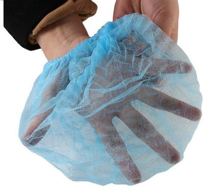 Akash Enterprises Bouffant caps/Surgical & Cooking Cap Multipurpose uses (100Pcs Each Pack)