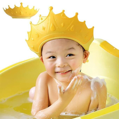 HRK Enterprise Reusable Baby Shower Cap With Eye Visor (multi,pack of 1)