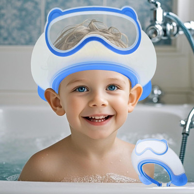 SK RAYAN Baby shower cap, adjustable , Eyes and Ears protection for Toddlers Shower cap