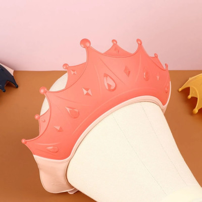 Adore Knight-The Crown Shampoo Hat w Adjustable Buckle-Ergonomic-Adjustable-Orange