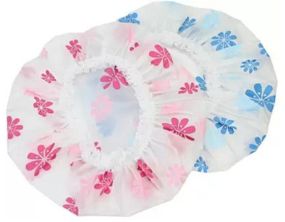 Right Traders Unisex Free Size Reusable Waterproof Elastic Shower Cap