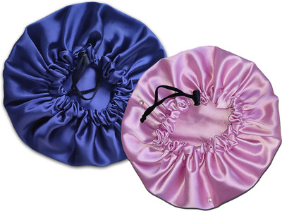 KALSUTANSHI Pure Satin Fully Reversible Hair Bonnet |Adjustable Double Layer Sleep Cap