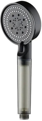 Matyaj Modern high pressure 5 Functions black Handheld shower head Shower Head