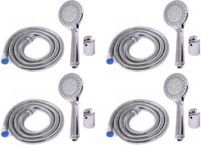 CLIBO by Swastik ind 5 Gear/Flow ABS Plastic Hand with SS Tube 1.5 M and Hook Shower Head
