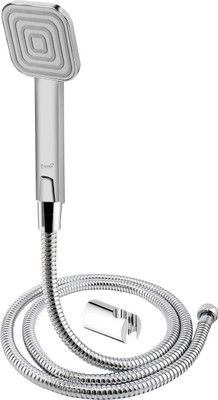 Prestige High Pressure Square Sleek Design Hand Shower With 1.5 mtr SS Hose Pipe Shower Head
