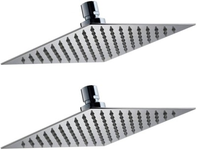 COSSIMO Stainless Steel 6*6 Inch Ultra Slim Shower Head Only (Pack of 2) Shower Head