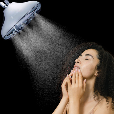 RiverSoft Overhead 5 inch shower with 6 function spray settings without arm (ABS) Shower Head