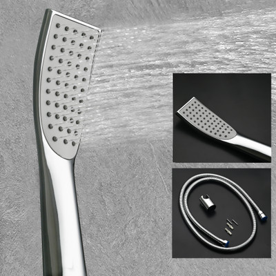 RESPITE ABS High-Pressure Hand Single Flow with 1.5 meter Hose and hook (SLEEK) Shower Head
