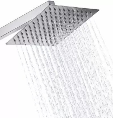 HOME13 8x8 Ultra Slim Square Rain Shower Head with 15inch Arm Shower Head