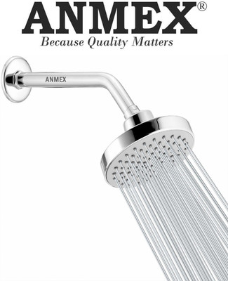 ANMEX 4X4 ABS Round BNDI Overhead Shower with 9inch SS Round Arm Shower Head