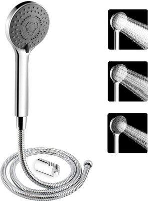 COSVIT (ABS) Telephonic Shower with 1.5 meter Flexible SS Tube and Wall Hook -Set of 1 Health  Faucet(Single Handle Installation Type)