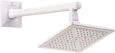 Cliquin 4x4 Inch PTMT Square Overhead Shower with 12-Inch Arm Shower Head