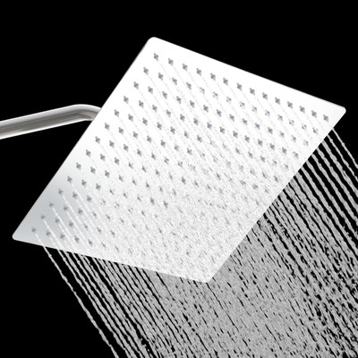 Plantex Rain Shower Head/Stainless Steel Shower Head for Bathroom/Shower-(12x12 In) Shower Head