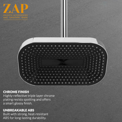 ZAP Felix STEP EDGE 15.5cmX23cm RECTANGULAR OVERHEAD SHOWER (W/O SHOWER ARM) Shower Head